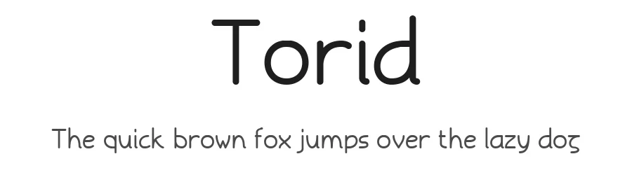 Torid by Ruben Holthuijsen โ Sans Serif Font