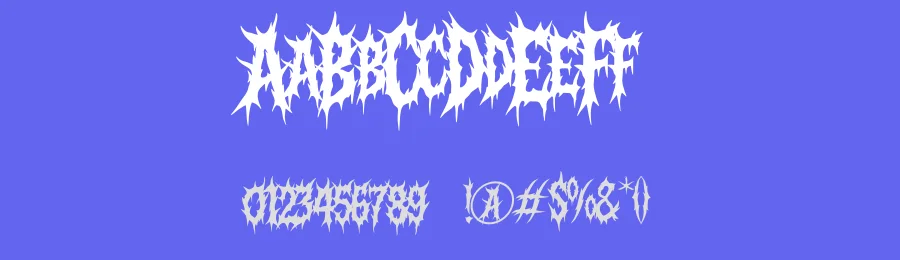 Torment Pulsation by Muhammad Yafinuha — Blackletter Font — thumbnail 3