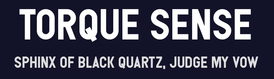 Torque Sense by Chequered Ink — Sans Serif Font — thumbnail 2
