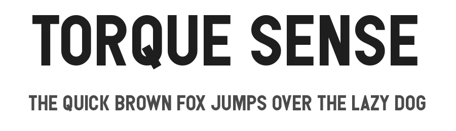 Torque Sense by Chequered Ink — Sans Serif Font