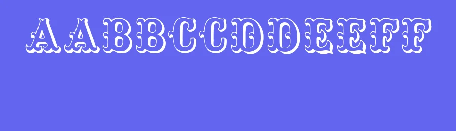 Toskanische Egyptienne Initialen by Dieter Steffmann — Decorative Font — thumbnail 3