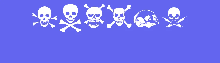 TotenKopf by Jean-Benoist Prouveur — Dingbats Font — thumbnail 3