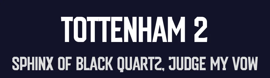 Tottenham 2 by Trequartista Studio — Display Font — thumbnail 2