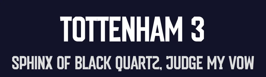 Tottenham 3 by Trequartista Studio — Decorative Font — thumbnail 2