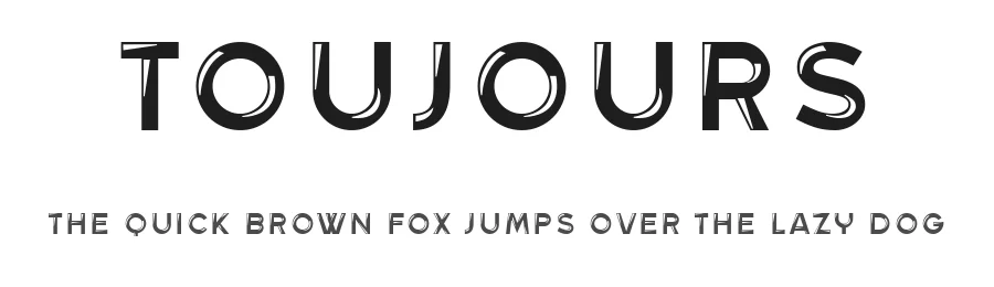 Toujours by Vladimir Nikolic — Sans Serif Font