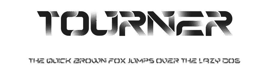 Tourner by Vladimir Nikolic — Display Font