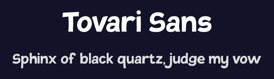 Tovari Sans by Verneri Kontto — Decorative Font — thumbnail 2