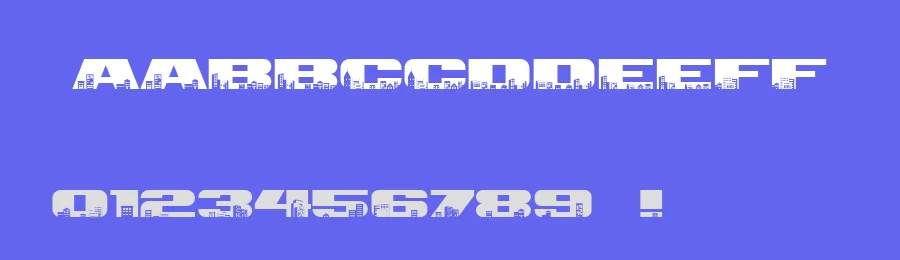 Townscape by Vladimir Nikolic — Decorative Font — thumbnail 3