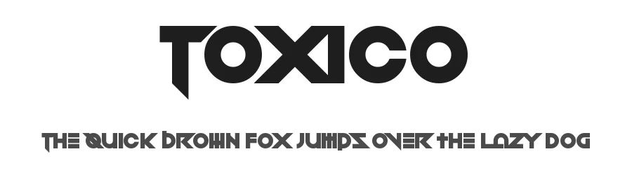 Toxico by Chequered Ink — Display Font