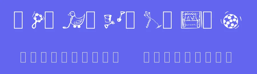 Toys'4U — Dingbats Font — thumbnail 3