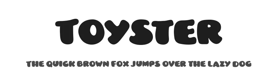 Toyster by Sharkshock — Decorative Font