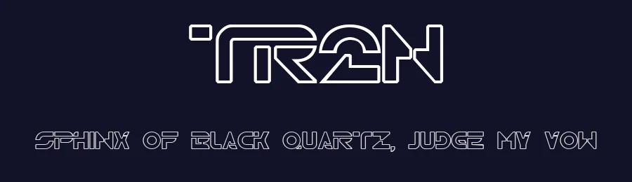 TR2N by Jeff Bellini — Display Font — thumbnail 2