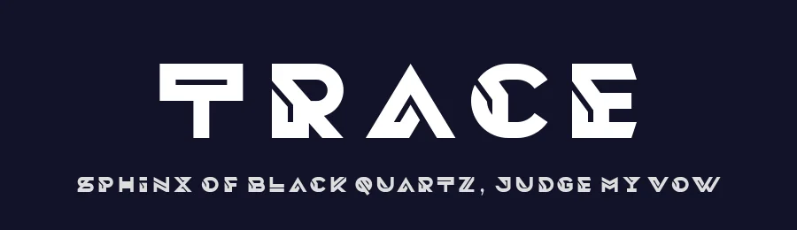 Trace by Linecreative — Decorative Font — thumbnail 2