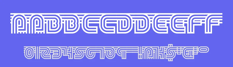 Track and Shield by Chequered Ink — Decorative Font — thumbnail 3