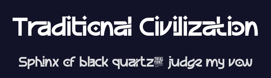 Traditional Civilization by 177Studio — Decorative Font — thumbnail 2