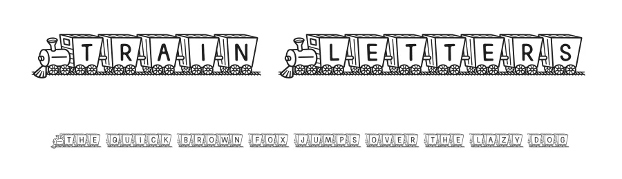 Train Letters