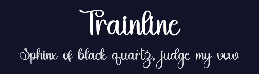 Trainline by FreshtypeINK — Script Handwritten Font — thumbnail 2