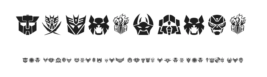 Transdings by Pixel Sagas — Dingbats Font