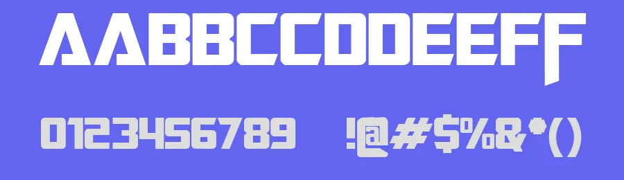 Transformers Movie by Alphabet&Type® — Display Font — thumbnail 3