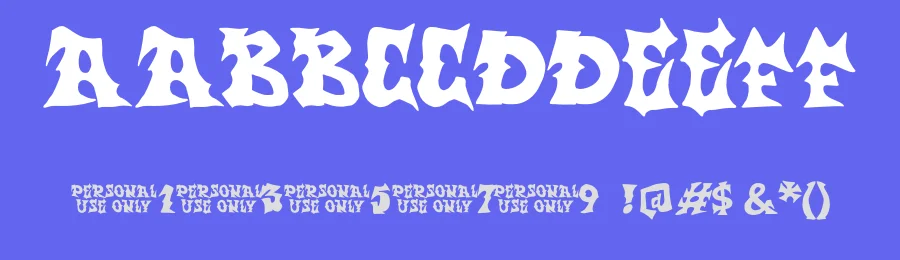 Trash Blight by Trash Fonts — Blackletter Font — thumbnail 3