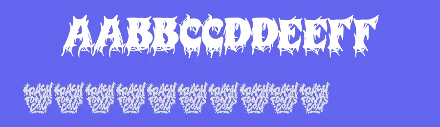 Trash Ghostly by Trash Fonts — Decorative Font — thumbnail 3