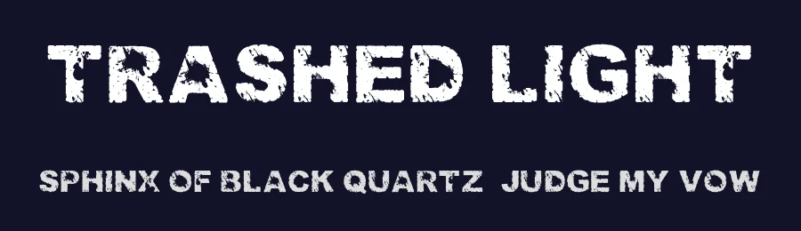 Trashed light by Cloutierfontes — Decorative Font — thumbnail 2