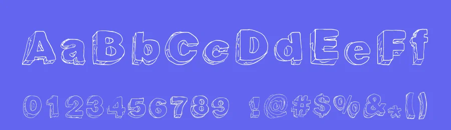 Trash Fort by Xerographer Fonts — Decorative Font — thumbnail 3
