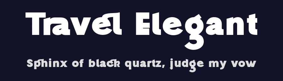 Travel Elegant by 177Studio — Sans Serif Font — thumbnail 2