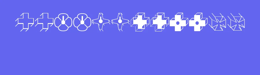 Traverser by Vladimir Nikolic — Dingbats Font — thumbnail 3