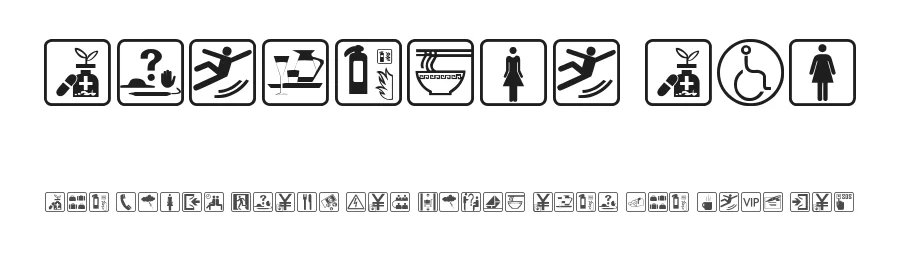 Travesia TFB by zanatlija — Dingbats Font
