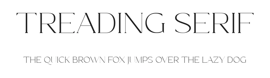 Treading Serif