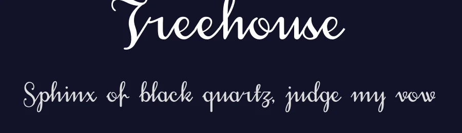 Treehouse by Måns Grebäck — Script Handwritten Font — thumbnail 2