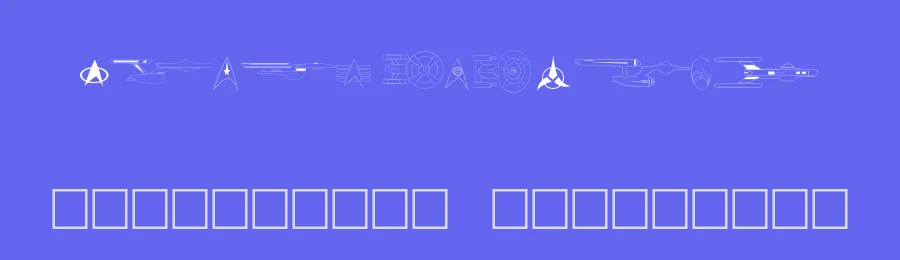 Trekbats by Kiwi Media — Dingbats Font — thumbnail 3