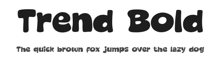Trend Bold by Khurasan — Decorative Font