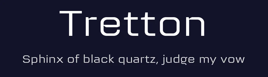 Tretton by Steve Gardner — Sans Serif Font — thumbnail 2