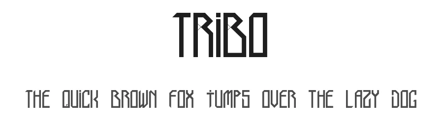 Tribo by Mixi Ignacio — Display Font
