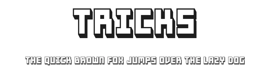 Tricks by Vladimir Nikolic — Display Font
