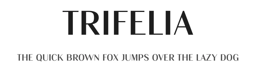 Trifelia by BrandSemut — Sans Serif Font