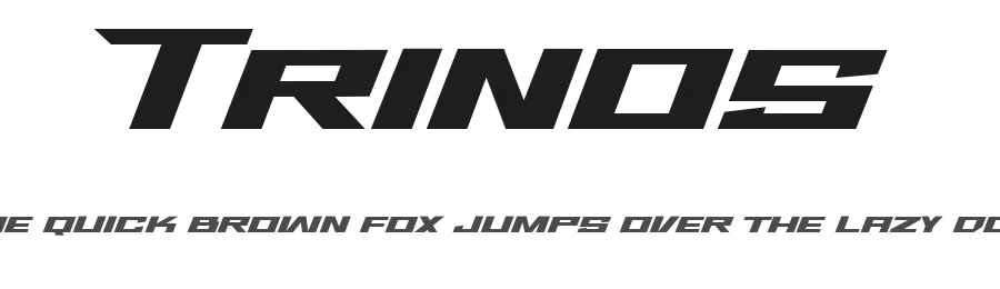 Trinos by Arterfak Project — Display Font