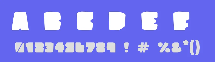 Trinta Quatro Fat by Carlos Barbosa — Decorative Font — thumbnail 3