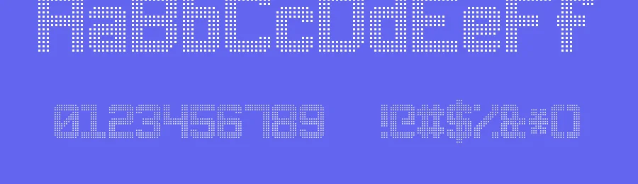 Triple Dot Digital-7 by Style-7 — Display Font — thumbnail 3