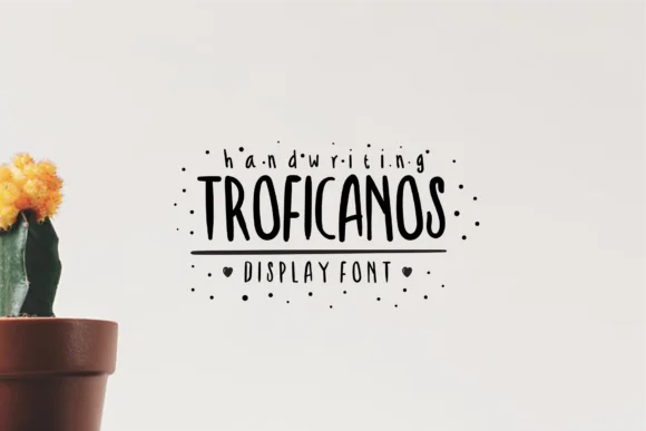 Troficanos Font by 24Design Studios โ Script Handwritten Font