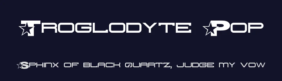 Troglodyte Pop by Apostrophic Labs — Display Font — thumbnail 2
