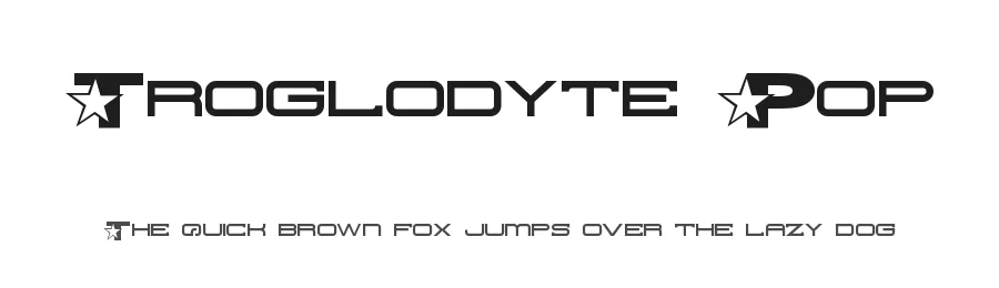 Troglodyte Pop by Apostrophic Labs — Display Font