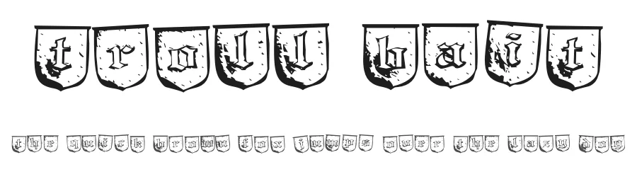 Troll Bait by Typodermic Fonts — Decorative Font
