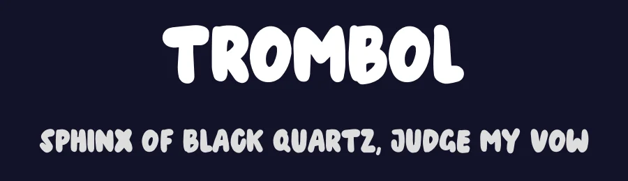 Trombol by Ade Budiman — Decorative Font — thumbnail 2