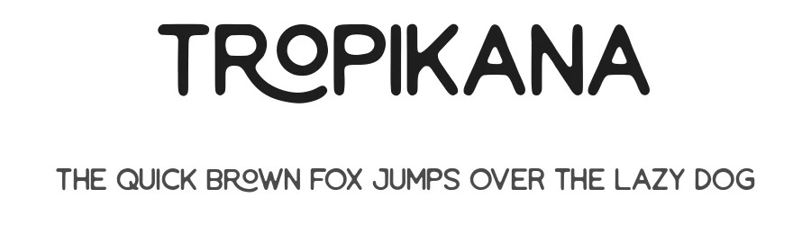 Tropikana by Creatype Studio — Decorative Font
