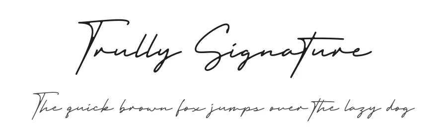 Trully Signature