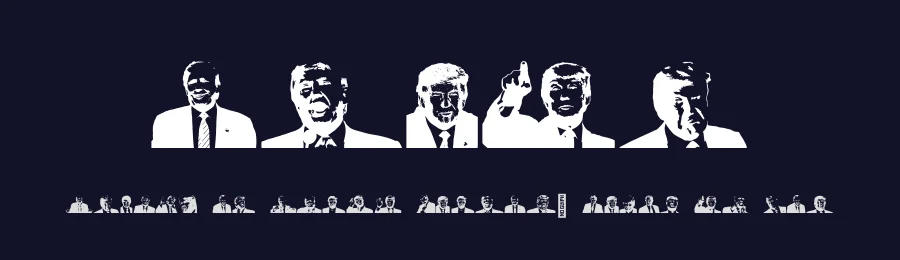 Trump by Simon Dunford — Dingbats Font — thumbnail 2