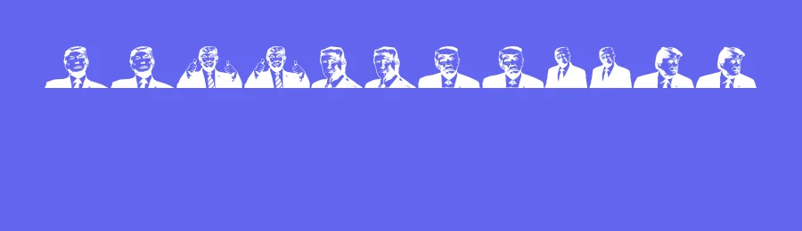 Trumpolina by Vladimir Nikolic — Dingbats Font — thumbnail 3